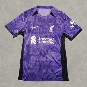 Nike L.F.C Liverpool Third Jersey Mens Small Purple DX9822-568 Rare 2023 2024